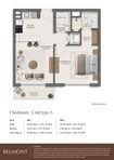Nshama Belmont 1 Bed Layout