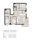 Nshama Berkshire Park 3 Beds Layout