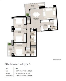 3 Beds 1584 Sq. Ft. Apartment in Nshama Camden