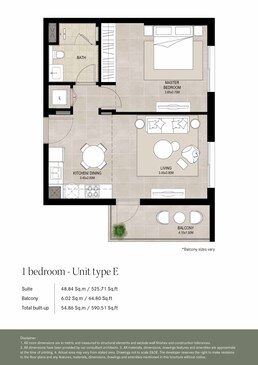 1 Bed 590 Sq. Ft. Apartment in Nshama Ellison