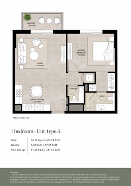 1 Bed 661 Sq. Ft. Apartment in Nshama Ellison