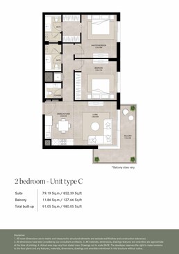 2 Beds 980 Sq. Ft. Apartment in Nshama Ellison