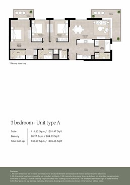 3 Beds 1406 Sq. Ft. Apartment in Nshama Ellison