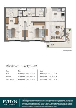 2 Beds 969 Sq. Ft. Apartment in Nshama Evelyn On The Park