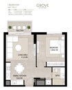 Nshama Grove On The Park 1 Bed Layout