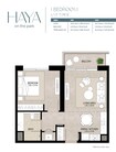 Nshama Haya 1 Bed Layout