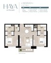 Nshama Haya 2 Beds Layout
