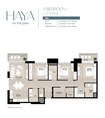 Nshama Haya 3 Beds Layout