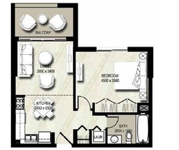 1 Bed 1325 Sq. Ft. Apartment in Nshama Jenna 2