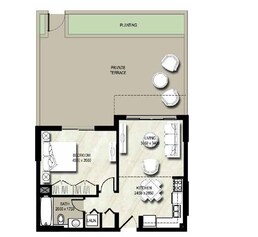 1 Bed 1220 Sq. Ft. Apartment in Nshama Jenna 2