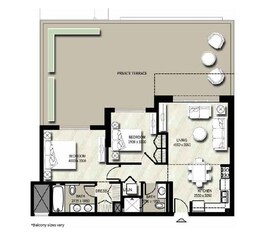 2 Beds 874 Sq. Ft. Apartment in Nshama Jenna 2