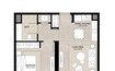 Nshama Lana 1 Bed Layout
