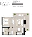 Nshama Lana 1 Bed Layout