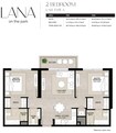 Nshama Lana 2 Beds Layout