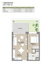 Nshama Liva Apartments 1 Bed Layout