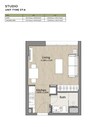 Nshama Liva Apartments Studio Layout