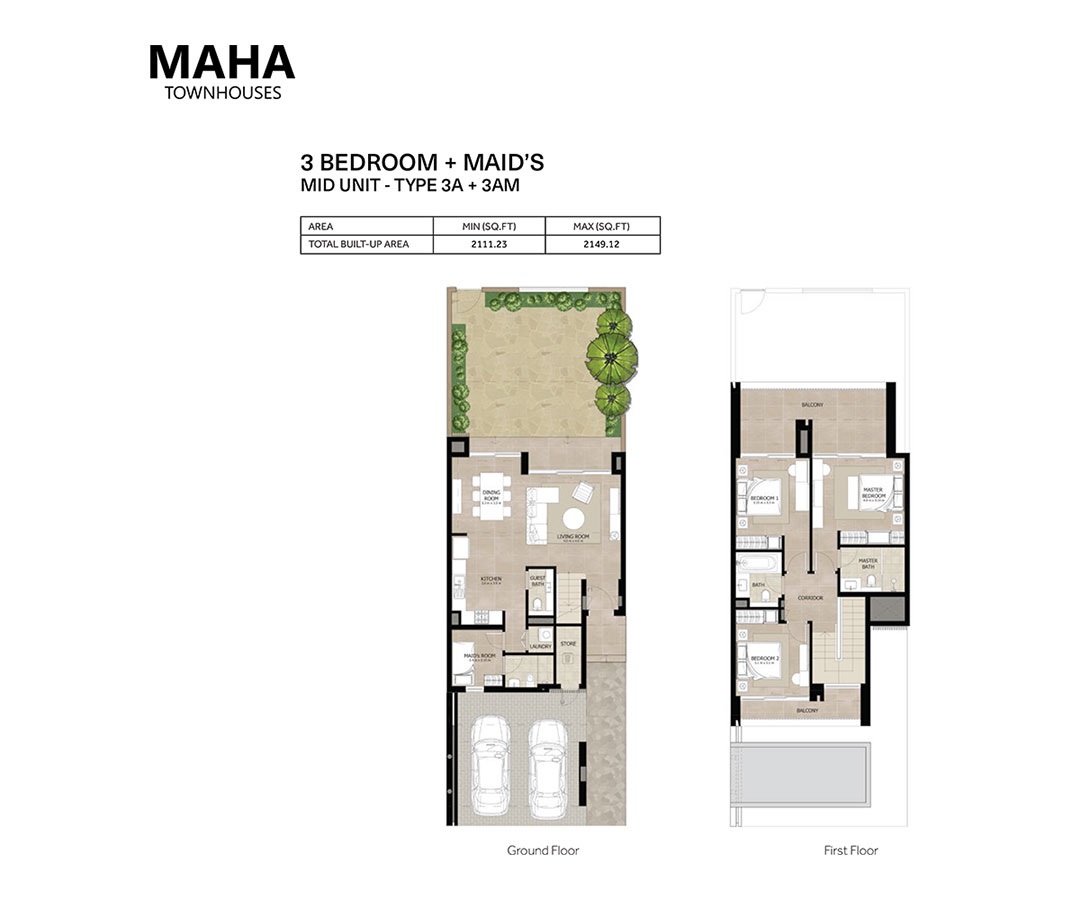 3 Beds 2149 Sq. Ft. Townhouse in Nshama Maha Townhouses