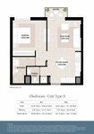Nshama Odessa 1 Bed Layout