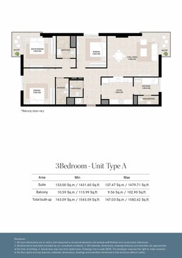 3 Beds 1583 Sq. Ft. Apartment in Nshama Odessa