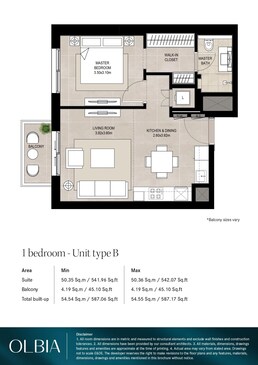 1 Bed 587 Sq. Ft. Apartment in Nshama Olbia