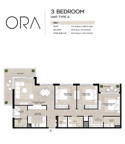 3 Beds 1521 Sq. Ft. Apartment in Nshama Ora