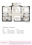 Nshama Rosewell 2 Beds Layout