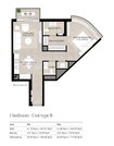 Nshama The Baltimore 1 Bed Layout