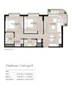Nshama The Baltimore 2 Beds Layout