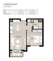 Nshama The Diplomat Residences 1 Bed Layout