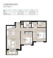 Nshama The Diplomat Residences 2 Beds Layout