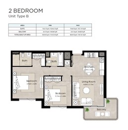 2 Beds 948 Sq. Ft. Apartment in Nshama The Diplomat Residences