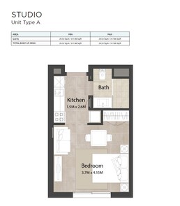 318 Sq. Ft. Studio in Nshama The Diplomat Residences