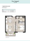 Nshama The Regent Residences 1 Bed Layout