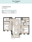 Nshama The Regent Residences 2 Beds Layout
