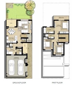 3 Beds 2153 Sq. Ft. Townhouse in Nshama Naseem Townhouses