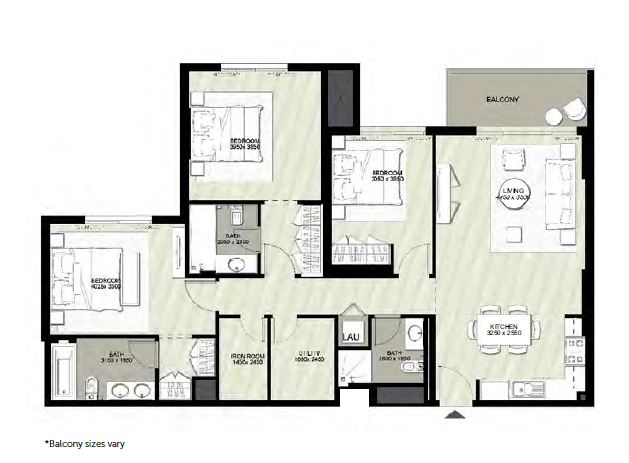 Nshama Town Square Rawda 2 3 Beds Layout