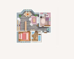 1 Bed 1100 Sq. Ft. Apartment in Nyx Xenia Residence