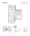 Object 1 Aurelia Residence 1 Bed Layout