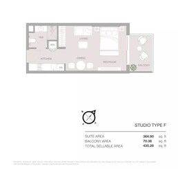 435 Sq. Ft. Studio in Object 1 Essenlife