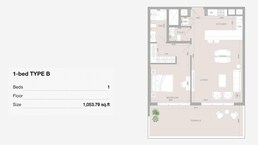 1 Bed 1054 Sq. Ft. Apartment in Object 1 Silviana Park Living