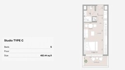 482 Sq. Ft. Studio in Object 1 Silviana Park Living