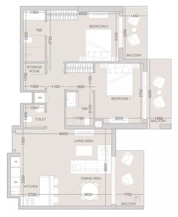 2 Beds 1113 Sq. Ft. Apartment in Object 1 The Fifth Tower