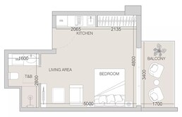 380 Sq. Ft. Studio in Object 1 The Fifth Tower