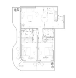 2 Beds 1328 Sq. Ft. Apartment in Object 1 V1VID Residence