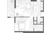 Object 1Wood Residence 1 Bed Layout