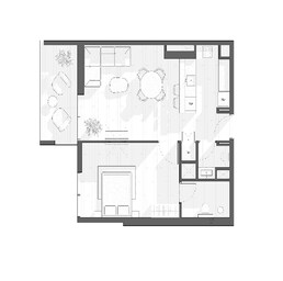 1 Bed 758 Sq. Ft. Apartment in Object 1Wood Residence