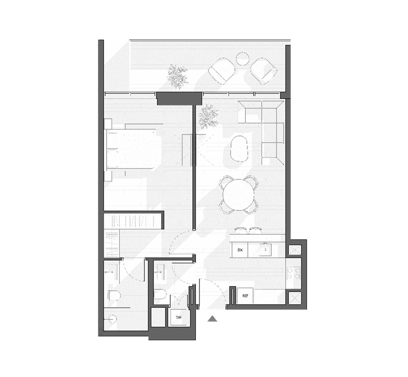 1 Bed 800 Sq. Ft. Apartment in Object 1Wood Residence