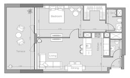 1 Bed 952 Sq. Ft. Apartment in Object Ozone 1 Residences