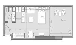 567 Sq. Ft. Studio in Object Ozone 1 Residences