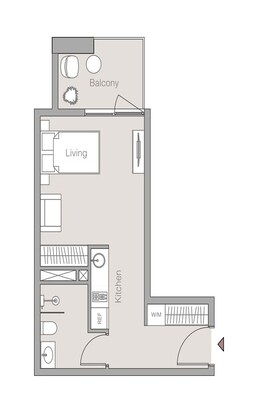 391 Sq. Ft. Studio in Object V1TER Residence